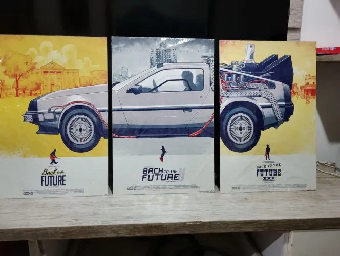 Poster triplo De volta pro futuro