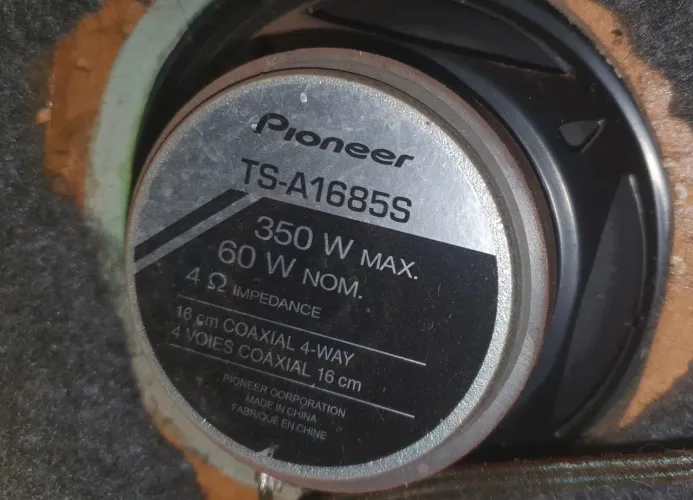 Auto-Falante Coaxial 4 vias Pioneer TS-A1685S