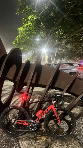 BIKE SPEED SCOTT FOIL COM RODAS CARBONO