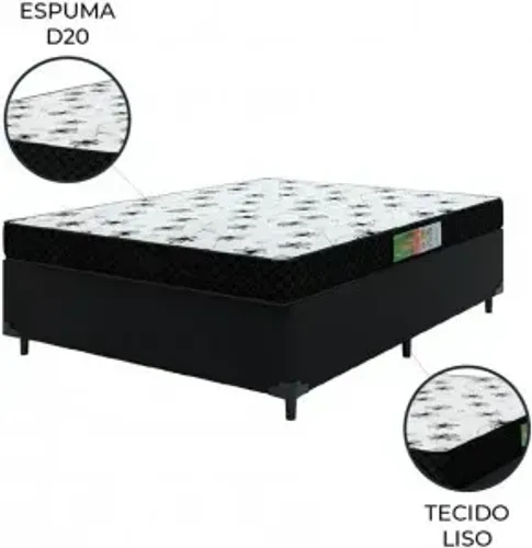 Conjunto Base com Colchão D20 Casal novo