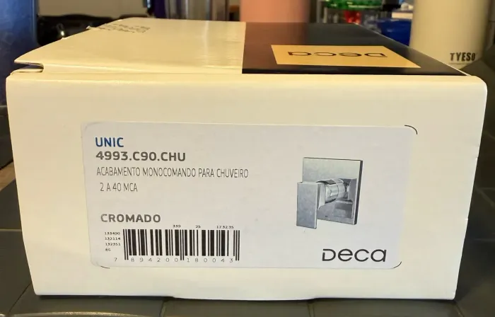 Oportunidade - Deca original Unic Cromado acabamento monocomando chuveiro