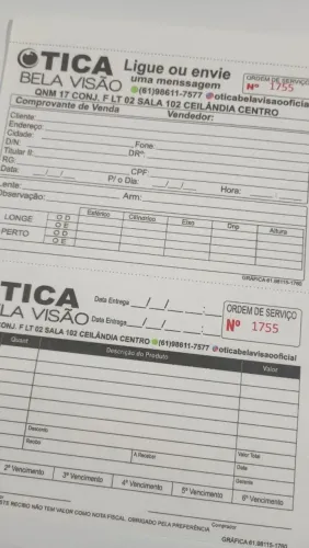 ORDEM DE SERVIÇO BLOCO DE PEDIDO