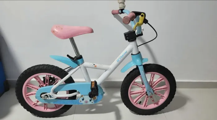 Bicicleta infantil 14 polegadas btwin usada