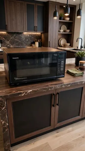 Microondas Panasonic 27L Painel Digital Esquentando Super Bem 