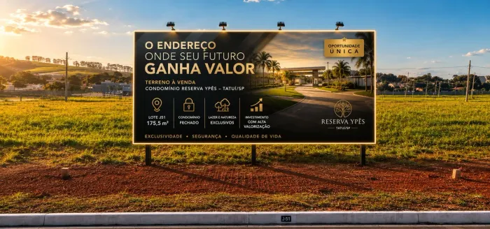 Terreno Condomínio Reserva Ypês 4 | Tatuí/SP