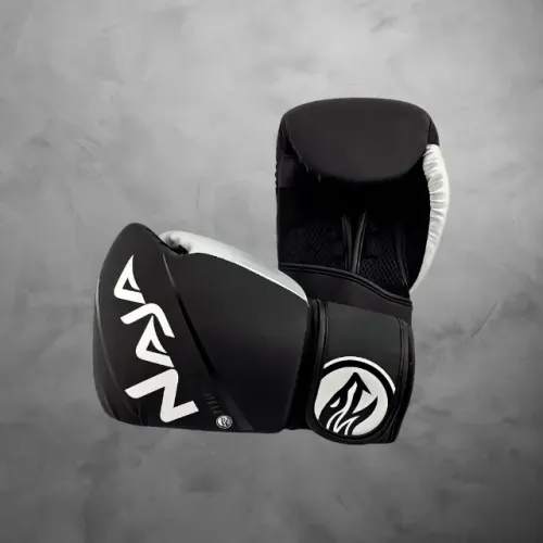 Luva de Boxe Naja Extreme Preto e Prata - Alta Qualidade e Durabilidade