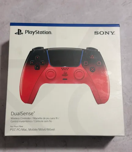 Controle Sem Fio Sony DualSense Hyperpop para PS5, Vermelho Techno Red NOVO LACRADO