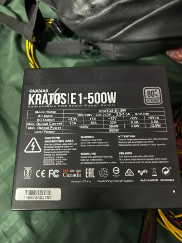 Fonte Kratos E1 - 500W