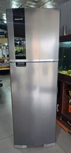 Brastemp inox 410l entrego