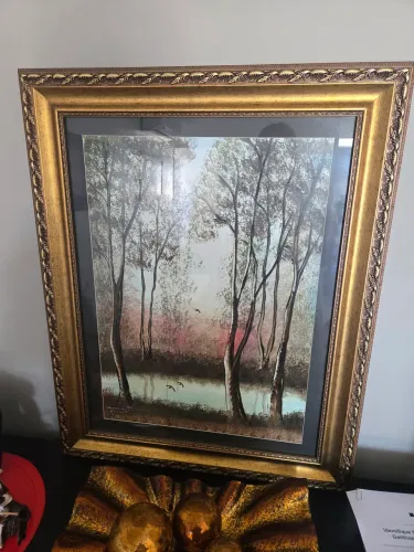 Quadro com moldura 