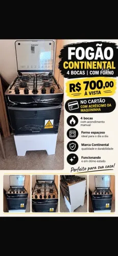 ? Fogão à Venda! Ótimo Estado, Preço Imperdível! ?