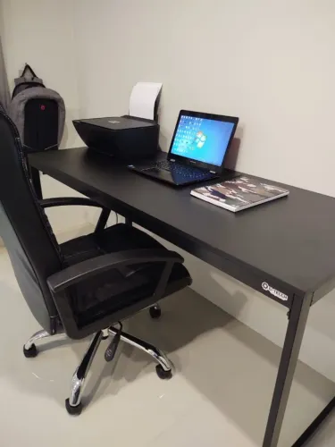 Mesa de Escritório Reforçada 1,5m NOVA Birô Industrial Multiuso Computador Notebook Estudo