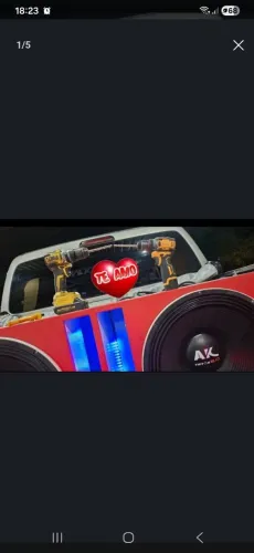 Caixa de Som automotivo 