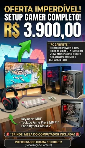 PC GEMER COMPLETO BARATO