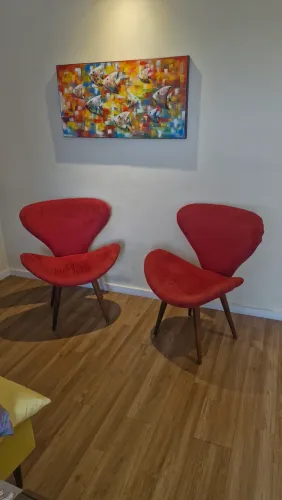 Poltrona pra sala decorativa