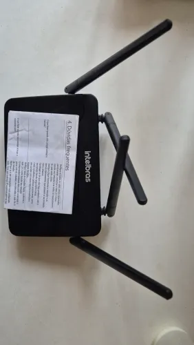 Roteador Wi-Fi dual band w5 1200g 4 antenas Intelbras