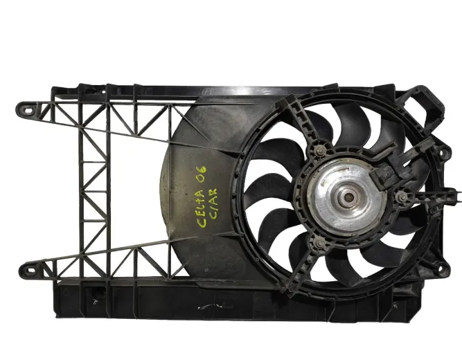 Ventoinha Eletroventilador Motor GM Celta 2001 2002 2003 2004 2005 2006 Com Ar Original 