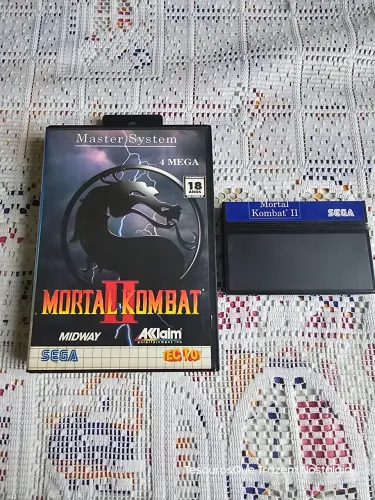 Fita Mortal Kombat Master System Tec Toy na Capa 