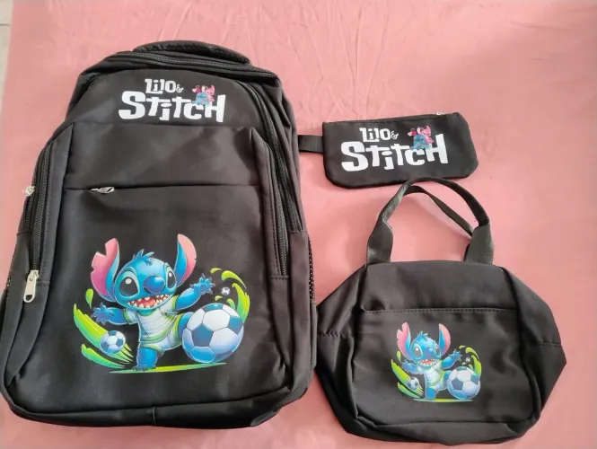 Mochila escolar infantil Stitch