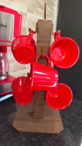 Conjunto de xícara café para decoração