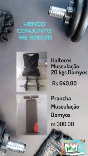 Vendo kit de musculação_ cidade matao sp