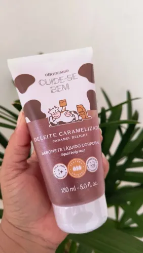 O Boticário Cuide-se Bem Sabonete Líquido Corporal Deleite Caramelizado 150ml