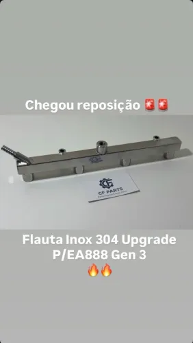 6x Flautas Combustivel Inox