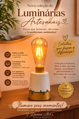 Luminária seja luz