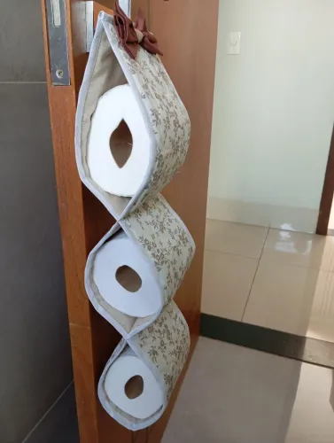 Porta papel higiênico e porta sabontes