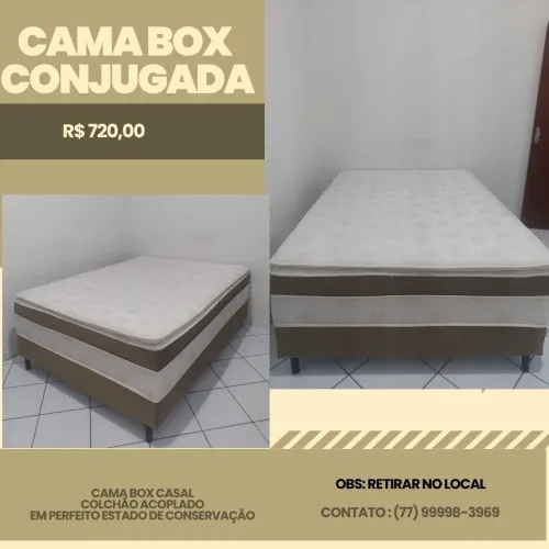 Cama Box Casal - Conjugada