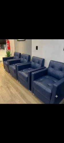 3 poltronas, pronta entrega na cor preta contato( 98)9  * 
