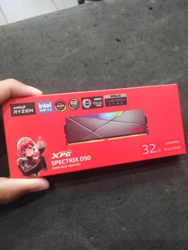 Memória Ram Xpg Spectrix D50 32gb 3200mhz