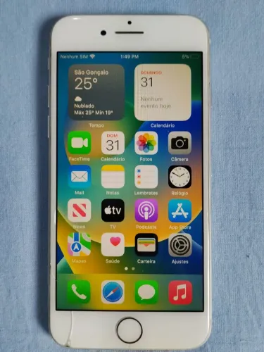 iPhone 8 Bateria dura bastante 