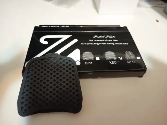 Conversor de pedal de bicicleta, adaptador de pedal sem clipe, compatível com sistema LOOK