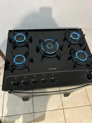 Fogão 5 bocas com acendimento elétrico