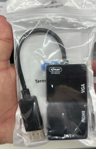 ADAPTADOR DISPLAYPORT PARA HDMI/VGA/DVI REF.: