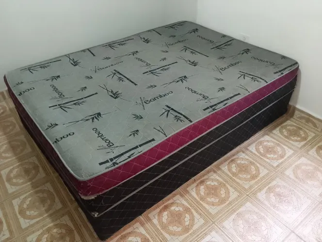 Cama box casal molas Conjugada