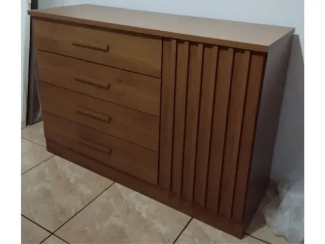Cômoda 04 Gavetas 01 Porta 1.34M. São Produtos Novos Direto da Fábrica P/Sua Casa.