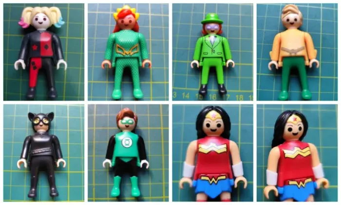 Coleção Kinder Ovo + Playmobil DC Comics