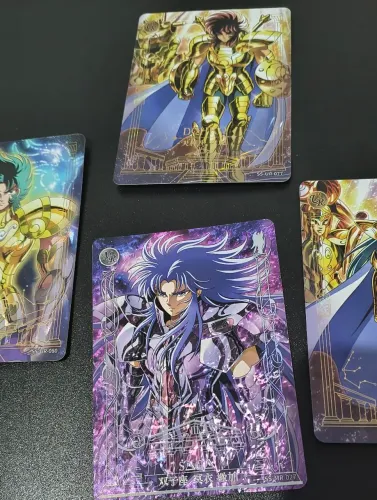 Cards cavaleiros do zodíaco Kayou, MR, UR