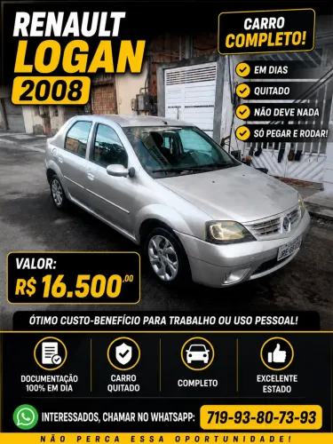 Renault Logan Privilège Hi-flex 1.6 8V 4P 2008