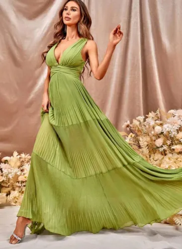 Vestido de Festa em Chiffon