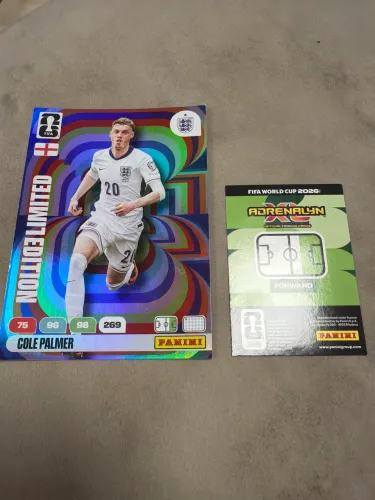 Card Adrenalyn Cole Palmer tamanho XXL Panini