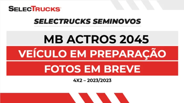 Caminhão Usado Mercedes-Benz Actros 2045 4X2.
