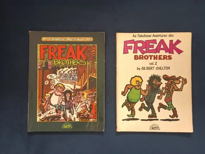 As Fabulosas Aventuras dos Freak Brothers - Gilbert Shelton - Volumes 1 e 2
