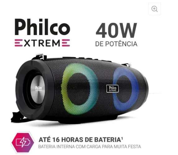caixa de som philco