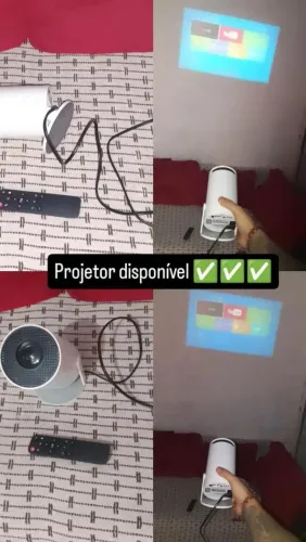 Projetor disponível, vai com controle ?