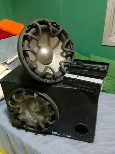 2 SUB 12 BRAVOX AUTOMOTIVO + CARINHA
