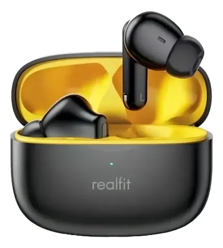Fone Sem Fio Bluetooth Realfit F2 Tws Earphone Preto