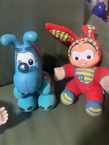 Boneca Mônica e cachorro Bidu